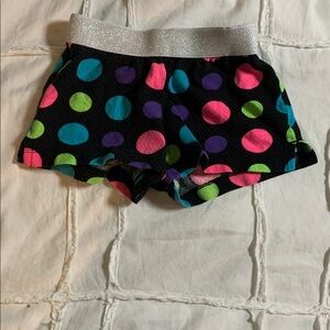 Jumping Beans Gray Shorts with Pink and Purple Dots